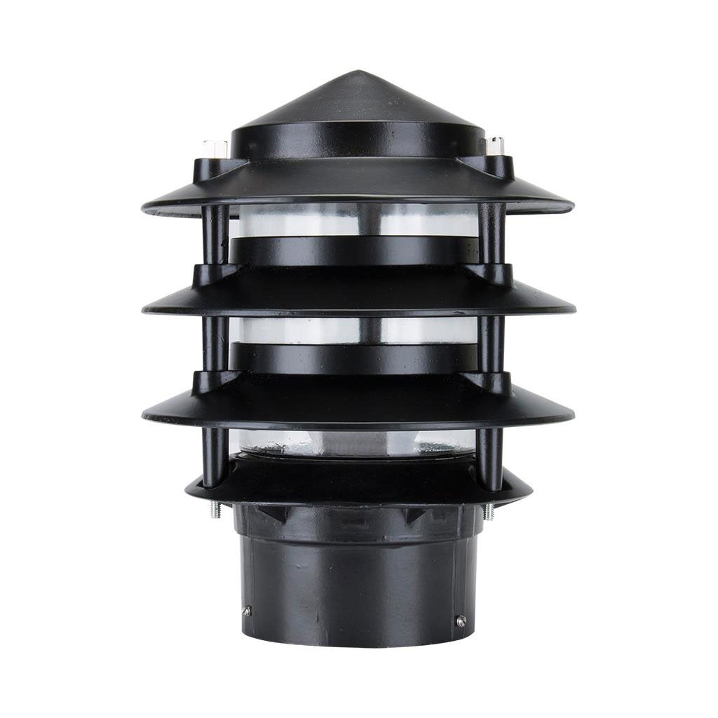 Pagoda large post top MXB1 - COLOUR - BLACK
