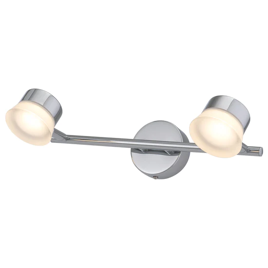 Paisley 2 X 4.5W Straight Bar LED Spotlight - Polished Chrome-