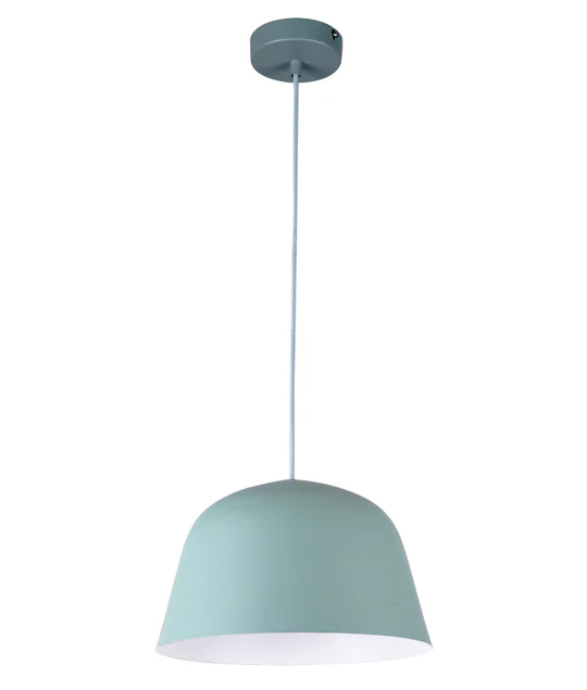 PENDANT ES 40W HAL Matte GREY Angled DOME PASTEL05A Cla Lighting