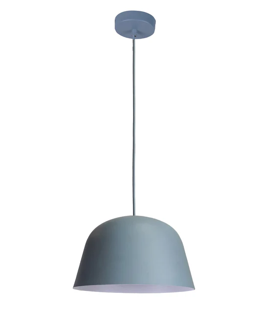 PENDANT ES 40W HAL Matte Blue Angled DOME PASTEL06A Cla Lighting