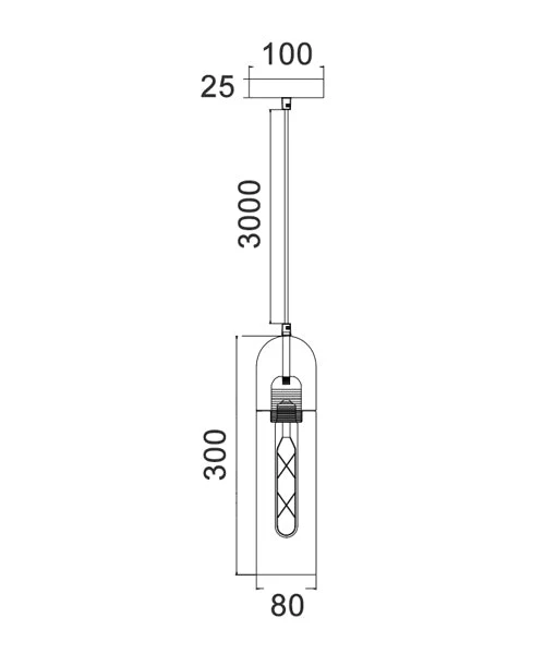PASTILLE Interior Round Top Cylinder Glass Pendant Lights PASTILLE1