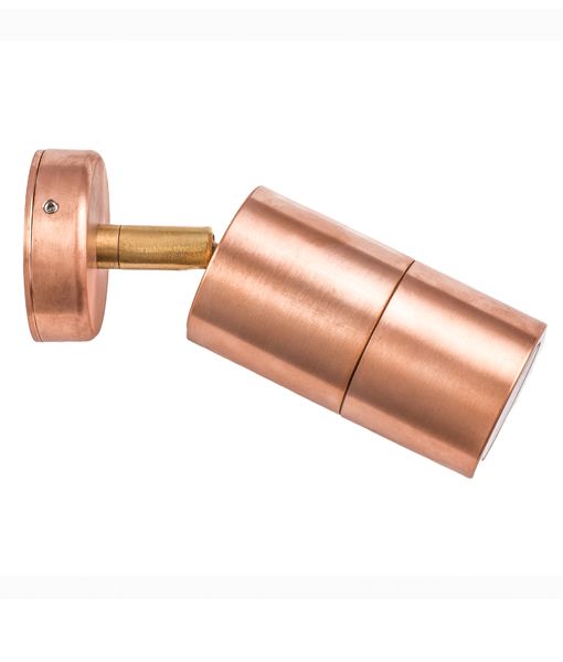 WALL GU10 (Max 35W HAL) PILLAR S/ADJ COPPER PG1AC CLA Lighting