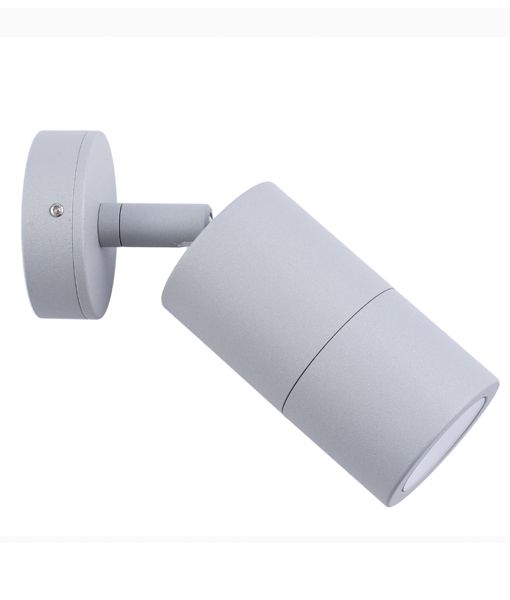 WALL MR16 (Max 20W HAL) 12V PILLAR S/ADJ MATT GREY PM1ASIL CLA Lighting