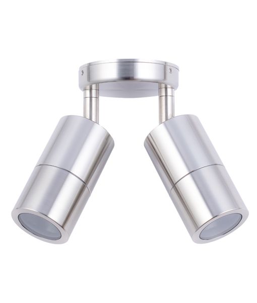 WALL GU10 X 2 (Max 35W HAL) PILLAR D/ADJ RND PG2ASS CLA Lighting