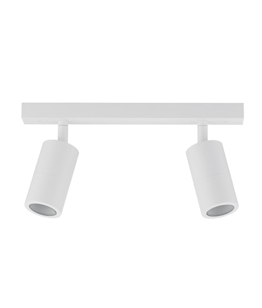 WALL GU10 X 2 (Max 35W HAL) PILLAR D/ADJ BAR WH PG2BARWH CLA Lighting