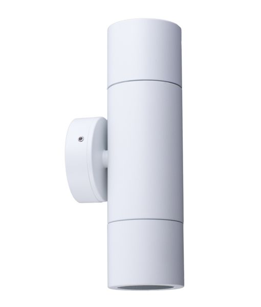 WALL GU10 X 2 (Max 35W HAL) PILLAR UP/DOWN WH PGUDWH CLa Lighting
