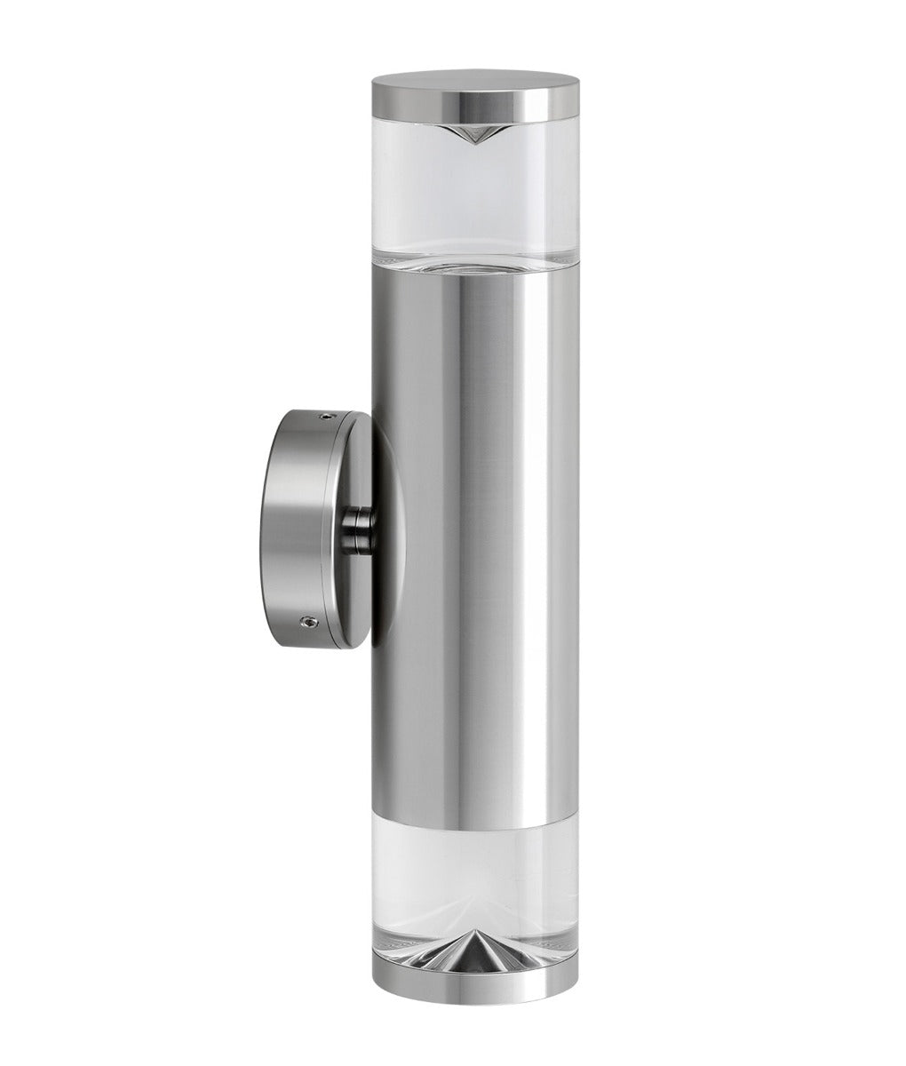 WALL MR16 X 2 (Max 20W HAL) PILLAR UP/DN TITANIUM PHARE02M CLA Lighting