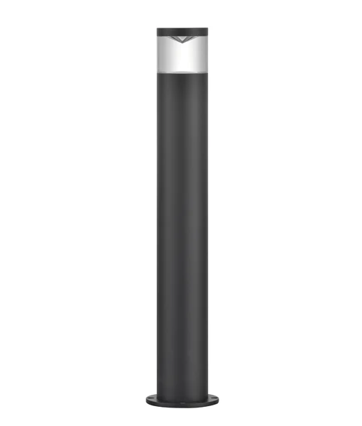 PHARE GU10 Surface Mounted Titanium Anti Glare Bollard Light PHARE03G