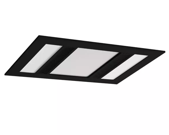 Phoenix 3-in-1 Fan Heater, Light and Exhaust in Black MBHP1000M