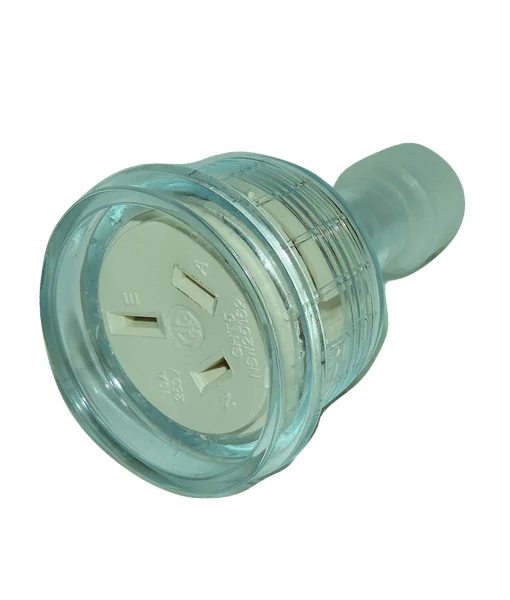 PLUG TOP Rewirable 3 PIN 10A CLEAR Male PLUG002