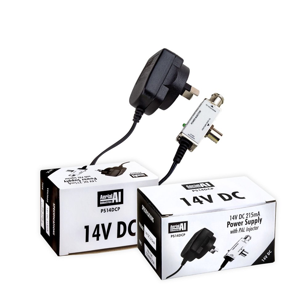 Antenna Power Supply 14V DC 215mA PAL Injector - PS14DCP