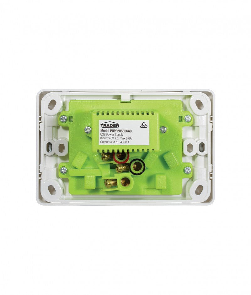 Trader Puma Fully Integrated USB Charger Power Point Type A&C