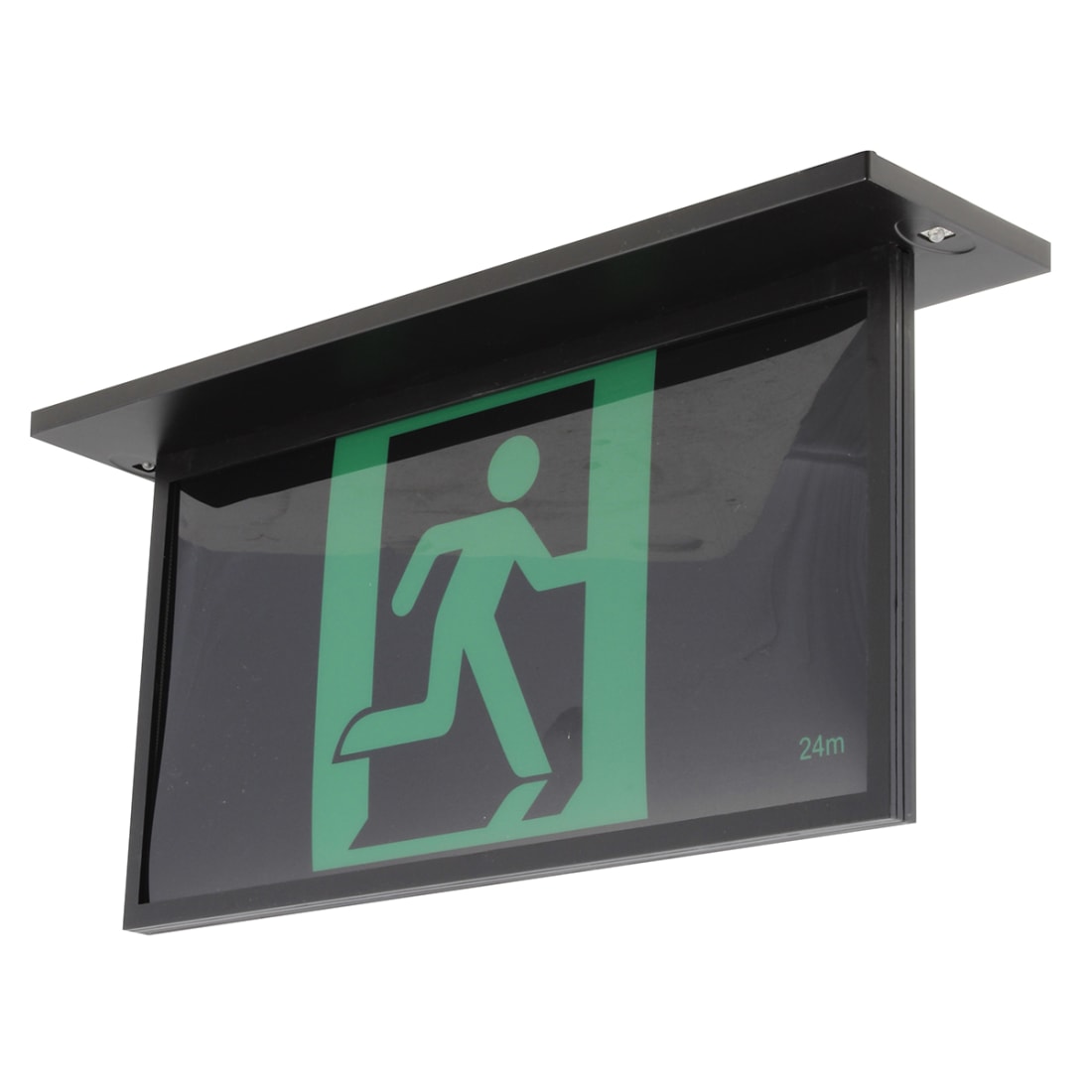 BLADE RECESSED 2W EXIT SIGN W/ 1W EMERGENCY DOWNLIGHT-WHITE - 19878/05