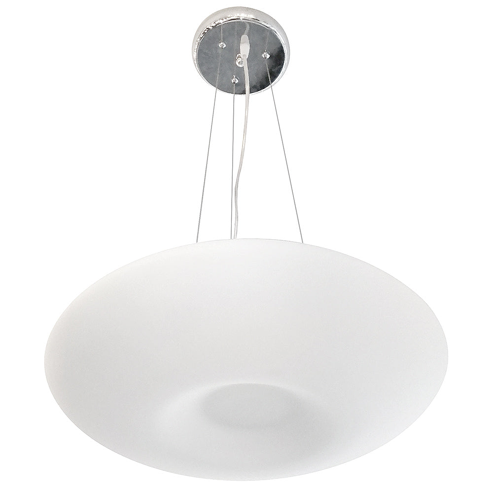 Elipse Ceiling Mount Pendant Silver/Grey, White 60W QH4803 Superlux