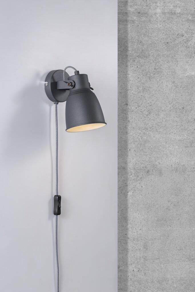 Adrian Wall Metal, Plastic Black - 48801003