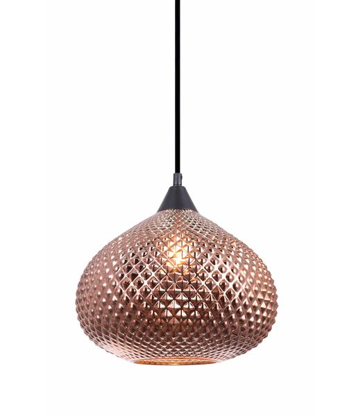 PENDANT ES 72W Copper Wine Glass RICTUS1 Cla Lighting