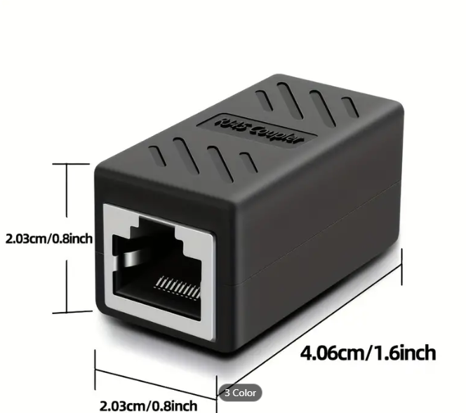 RJ45 Ethernet Inline Coupler