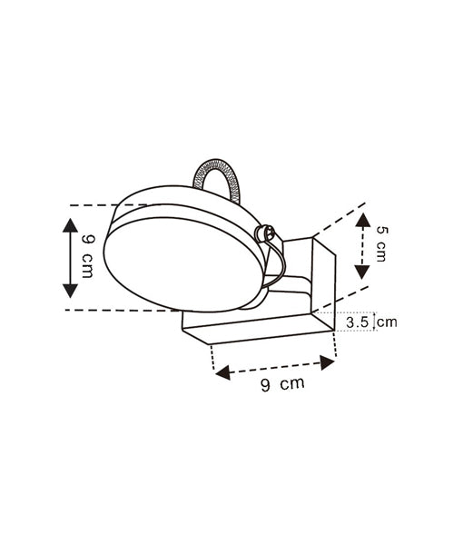 WALL INT S/M CITY LED ADJ BAR CH WW 3000K 3W SEATTLE1 CLA LIGHTING