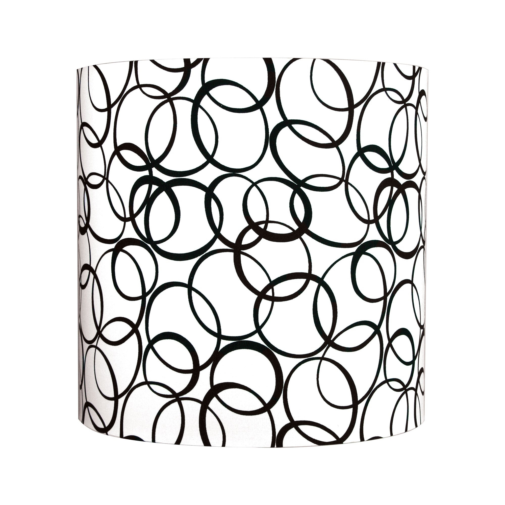 300-300-300 / 12" DRUM KOOL BLACK / WH COTTON E27 - SH-12-12-12 P WH/BK