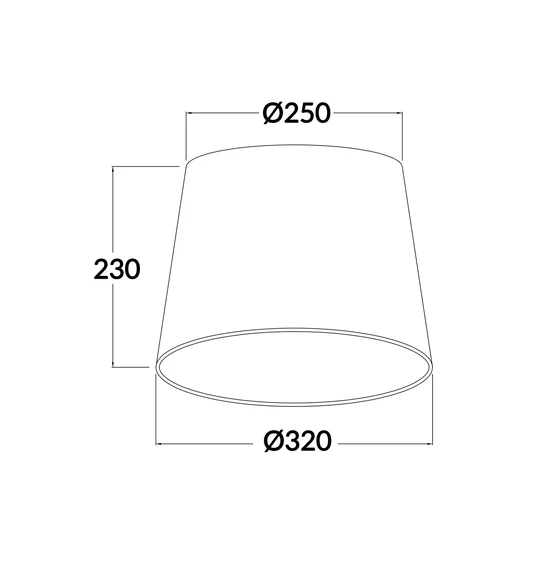D.I.Y. Slant Lampshade SHADE7