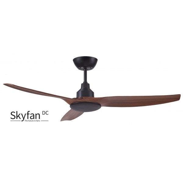 SKYFAN - 52"/1300mm Glass Fibre Composite 3 Blade DC Ceiling Fan - Teak - Indoor/Covered Outdoor - SKY1303TK