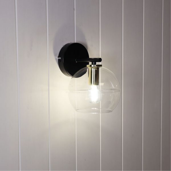 RENO WALL LIGHT CLEAR GLASS SL63831CL