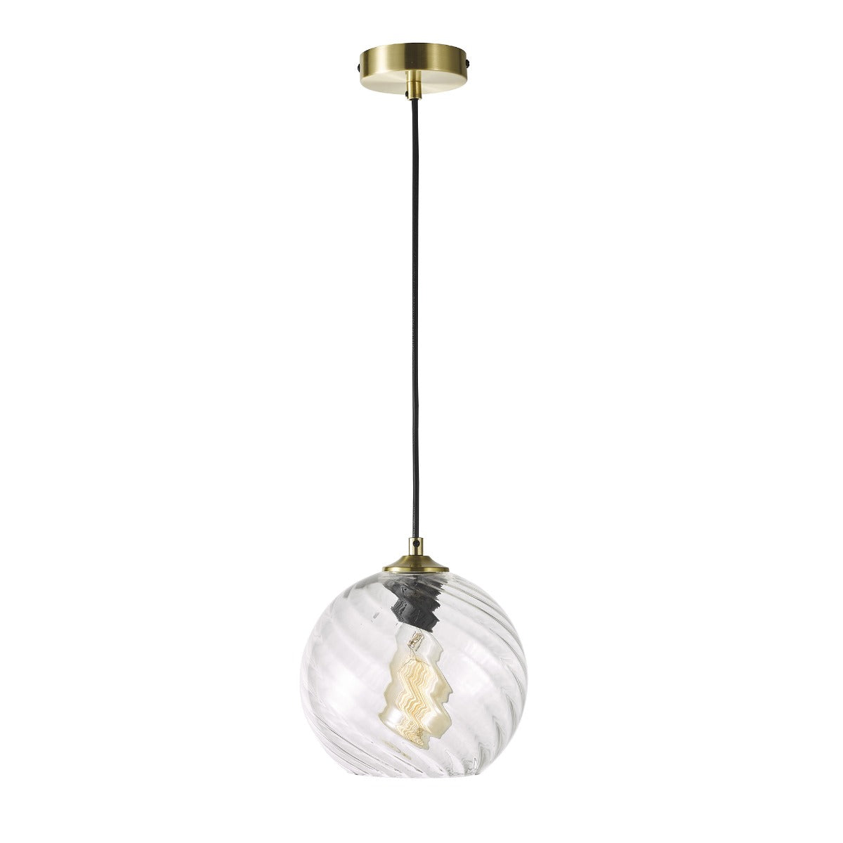 TWIST.20 1 LT PENDANT BRUSHED BRASS SL63871CL
