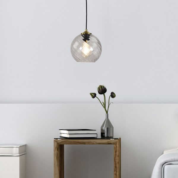 TWIST.20 1 LT PENDANT BRUSHED BRASS SL63871CL