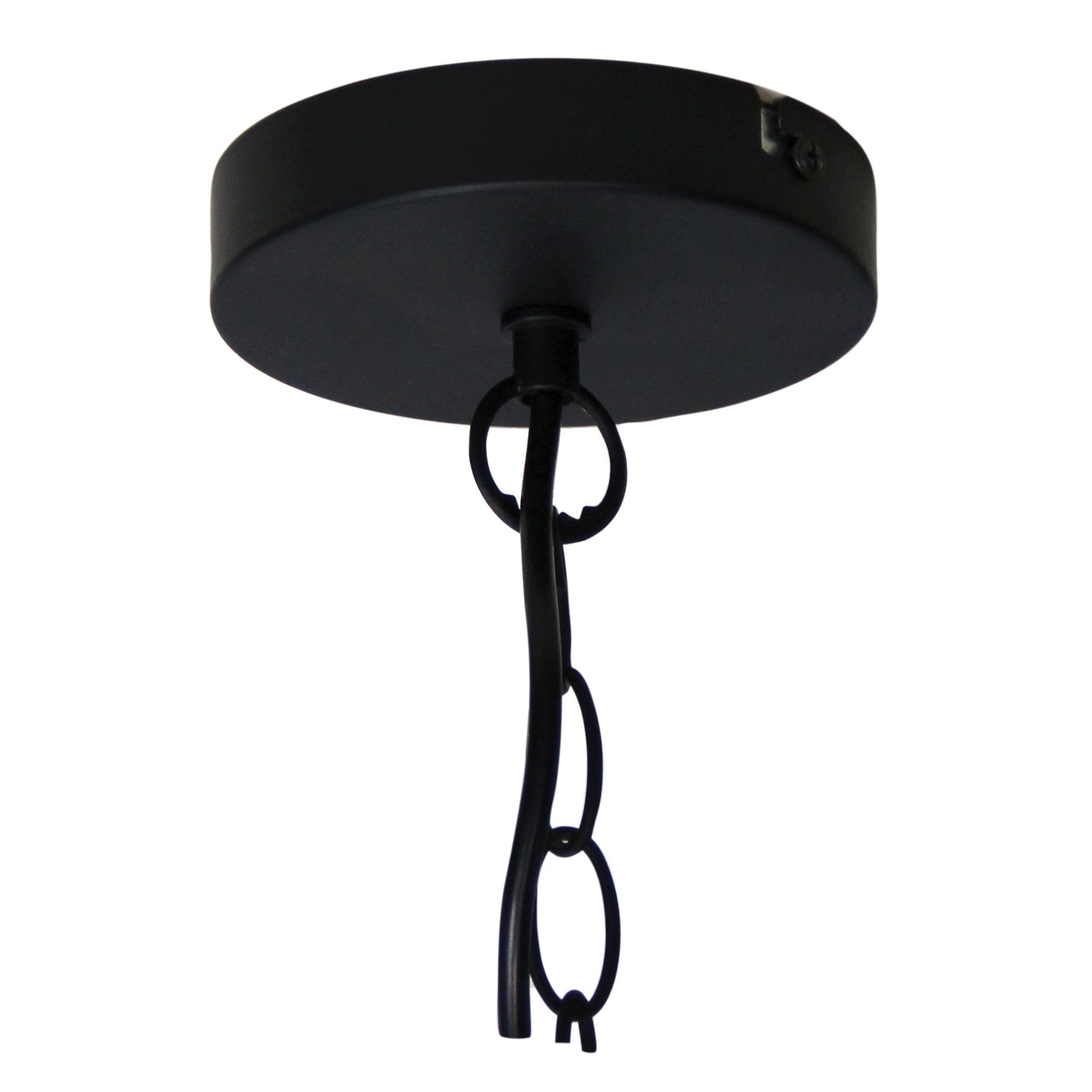 DELAWARE.18 Modern Chandelier Black Frame and Crystal - SL64318BK