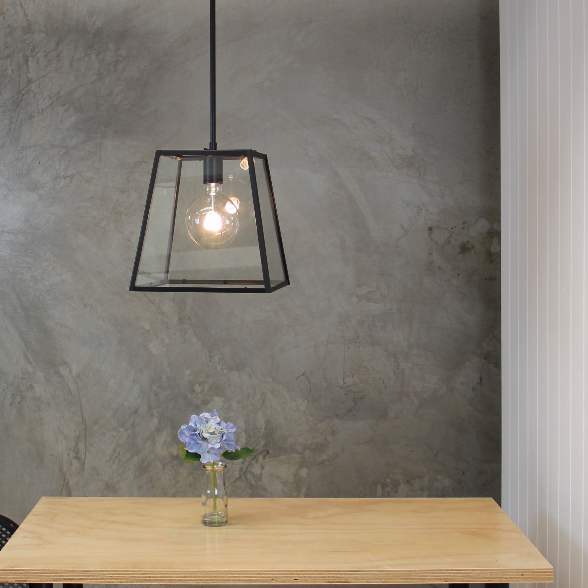 EATON 30 Single Urban Retro 30cm Pendant - SL64902BK