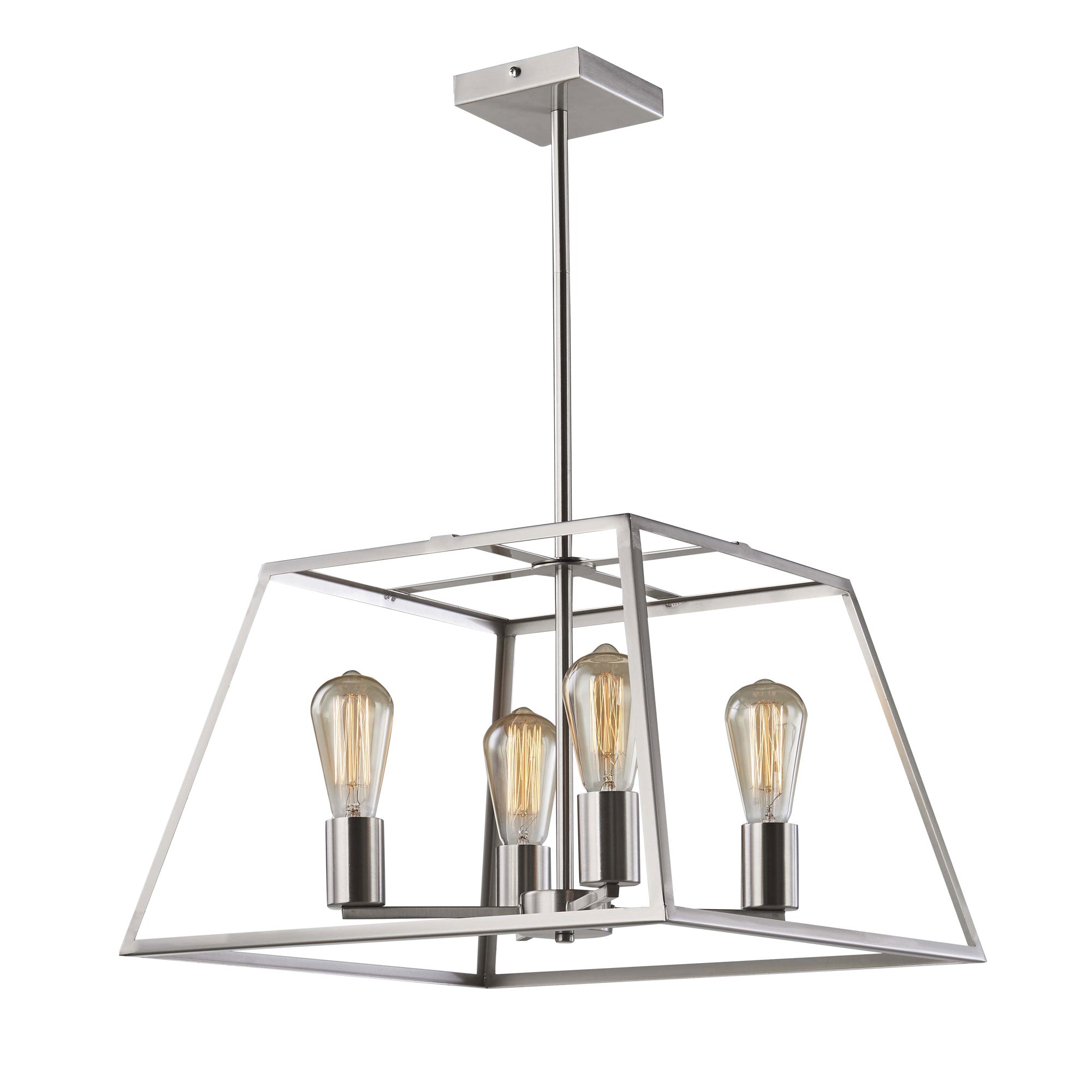 SOUTHPORT 48 Brushed Chrome 4 Light Pendant - SL66904BC