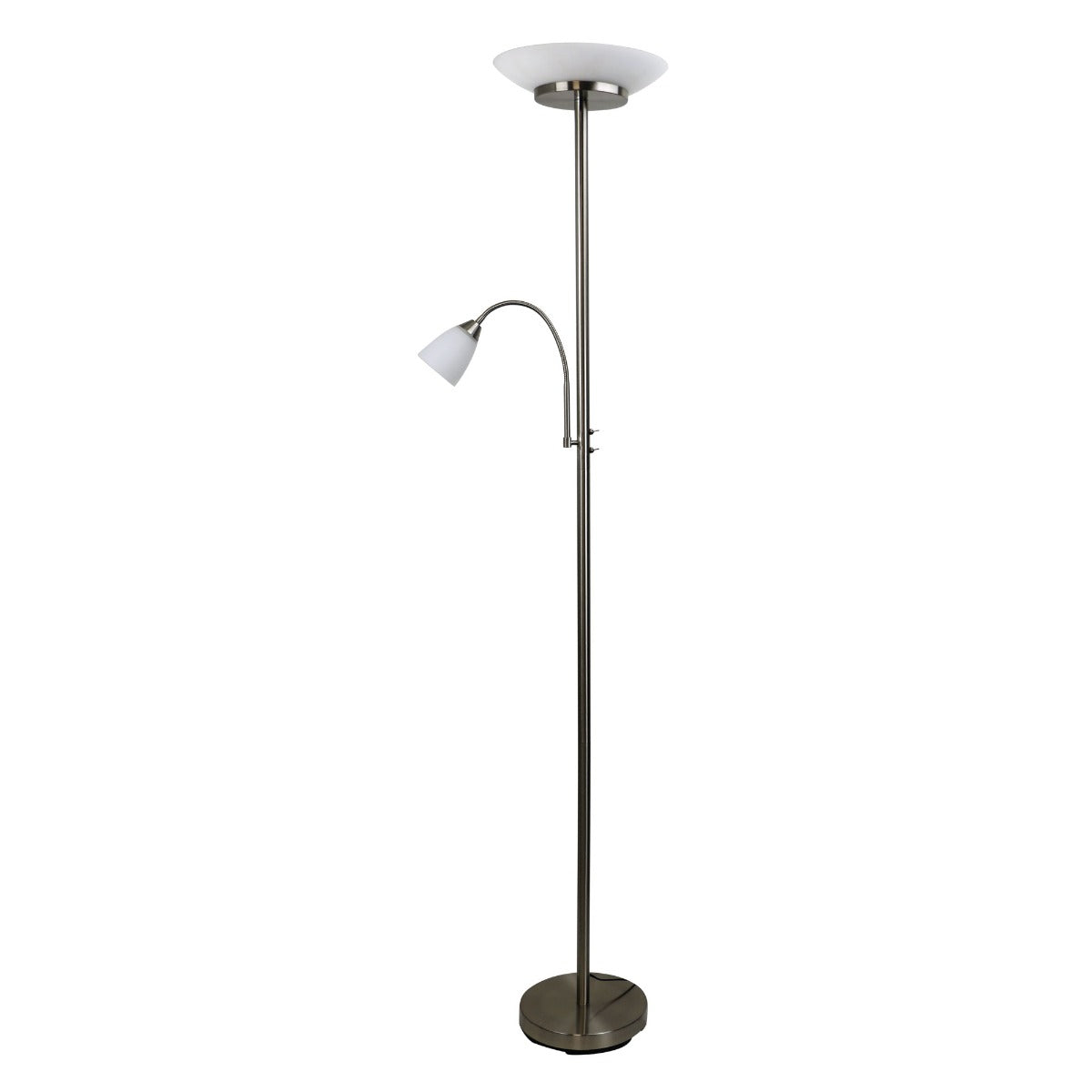 SIENA BR CHROME LED M&C FLOOR LAMP - SL98599BC