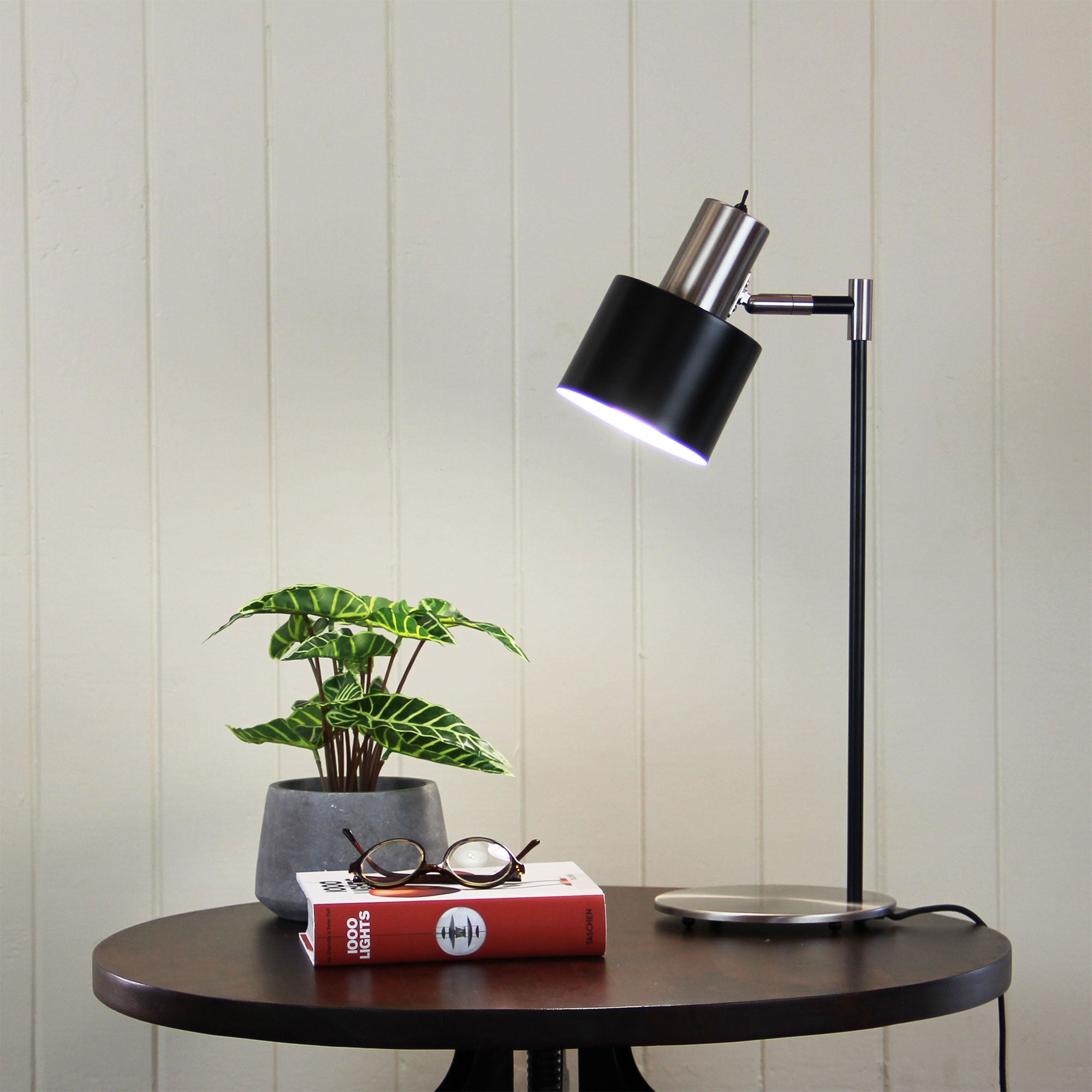 ARI DESK Brushed Chrome Mid-Century Task Lamp - SL98786BC