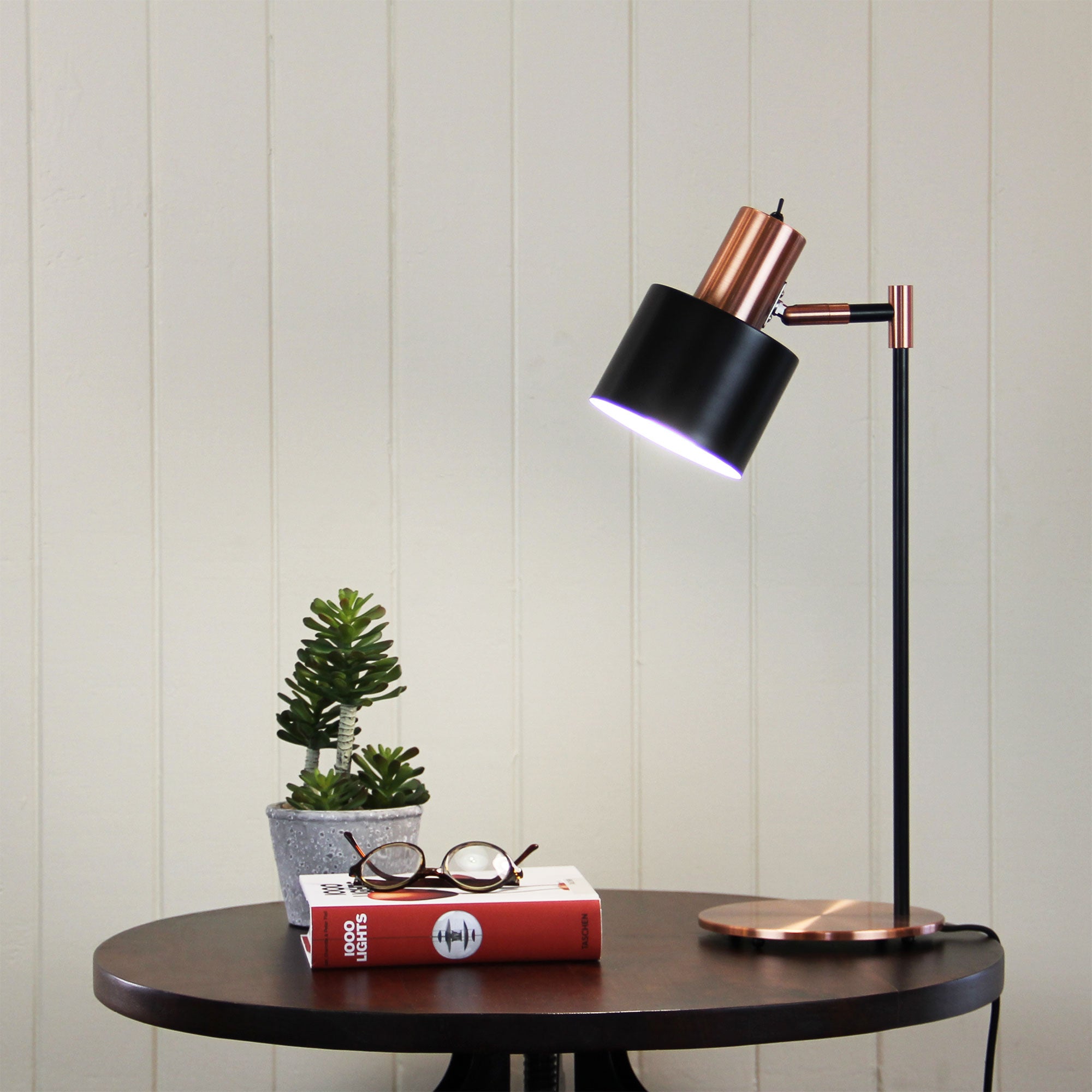 ARI DESK Mid-century Task Lamp with Brushed Copper - SL98786CO