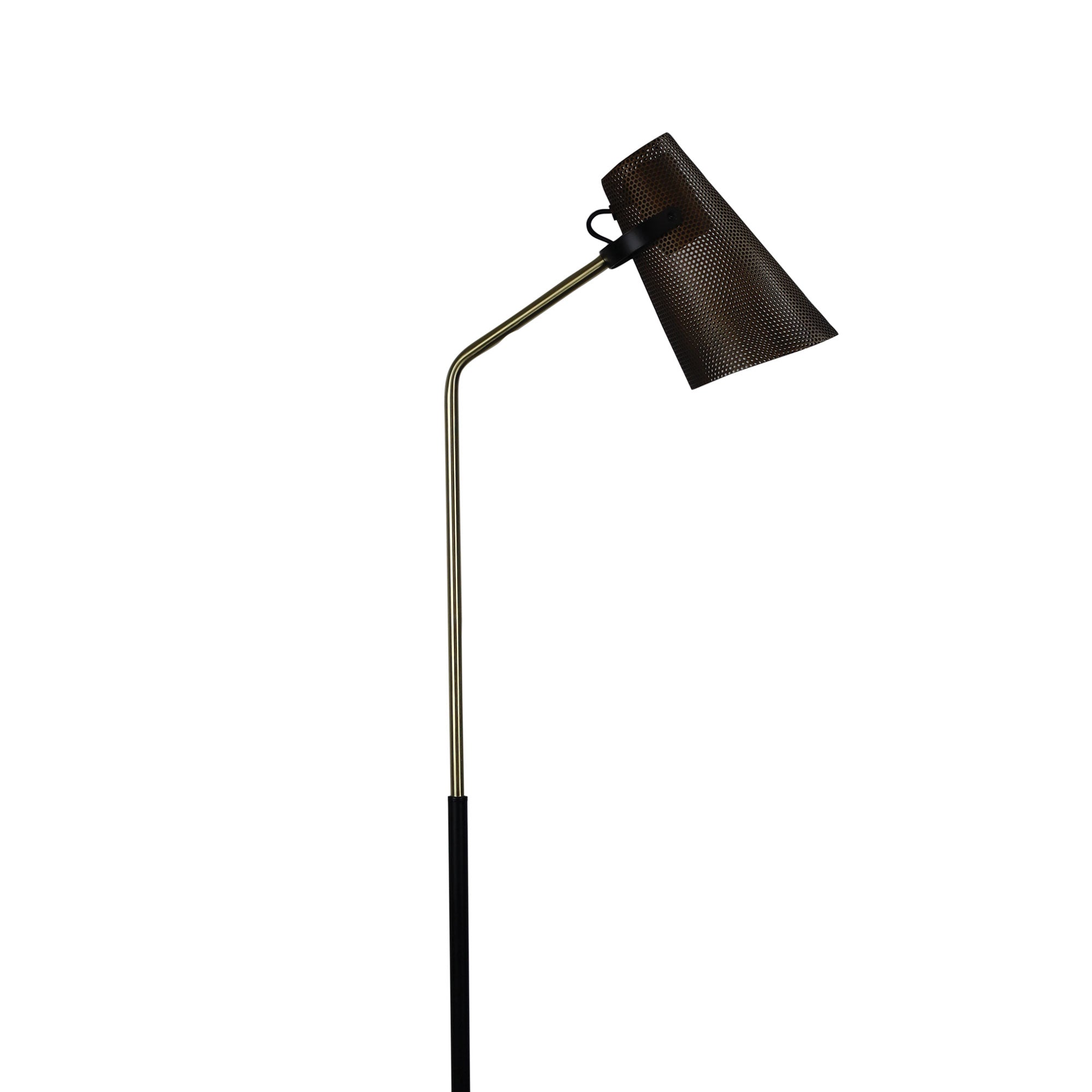 PERFO FLOOR LAMP BLACK & BRASS FLOOR LAMP - SL98833AB