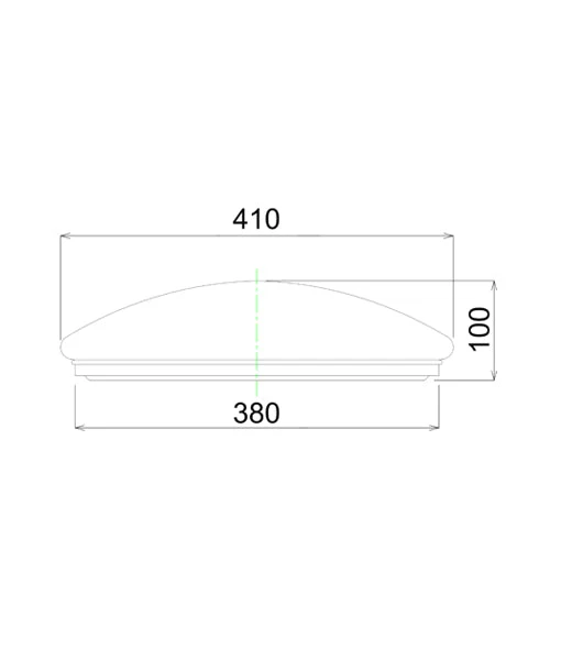 LED Smart White Round Dimmable Tri-CCT Oyster Light SMTOYS1