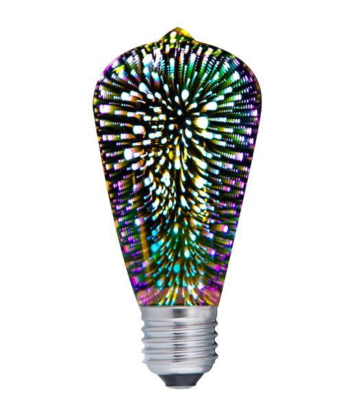 GLOBE LED Firework Effect ES ST57 PEAR 4W 330D (50 Lumens) WTY 3YR SPECTRA02