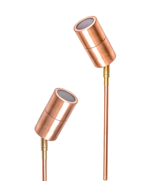 MR16 Single Adjustable Head Garden Spike Lights copper SPMSC