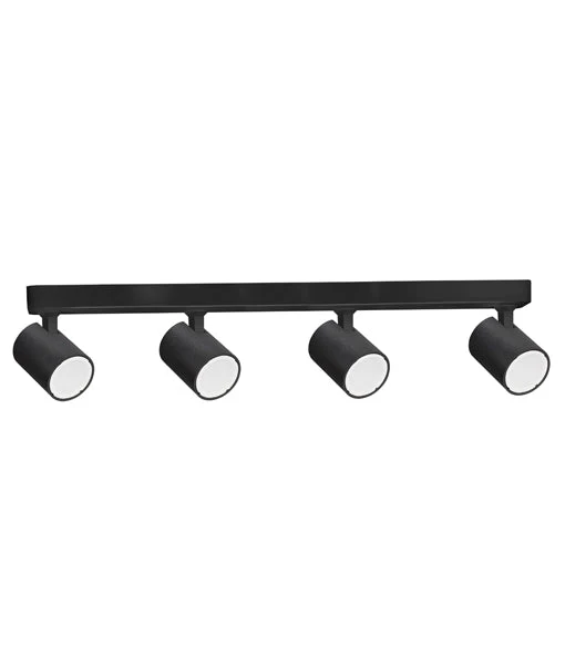 GU10 4XLights Adjustable Bar Base Surface Mounted Spot Lights SPOT-BAR4B