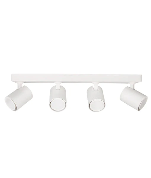 GU10 4XLights Adjustable Bar Base Surface Mounted Spot Lights SPOT-BAR4W