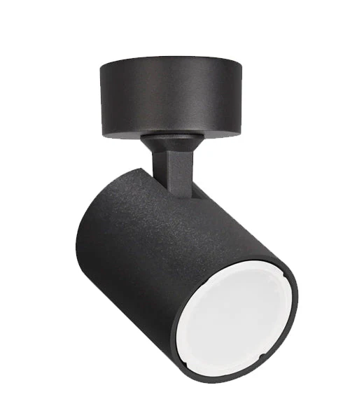 GU10 1 Light Adjustable Round Base Surface Mounted Spot Lights SPOT-R1B