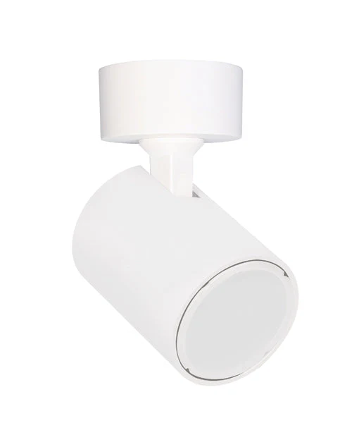 GU10 1 Light Adjustable Round Base Surface Mounted Spot Lights SPOT-R1W