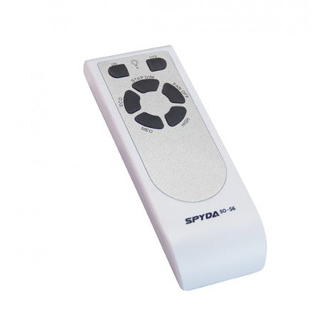 SPYDA 3 Speed RF Remote Control Kit with Step Dimmable Function - suited for all SPYDA 50" and 56" - Includes Hand Piece & Receiver - SPYRFR5056