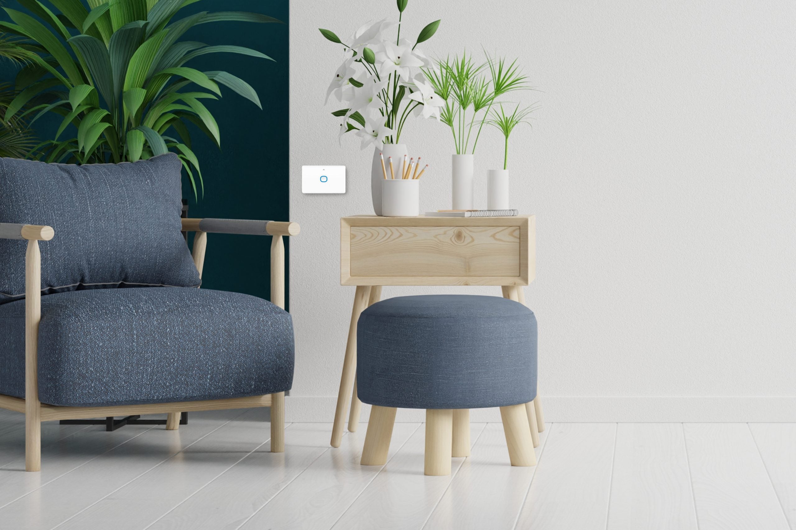 SMART SINGLE GANG LIGHT WHITE - SSW01G-WIFI