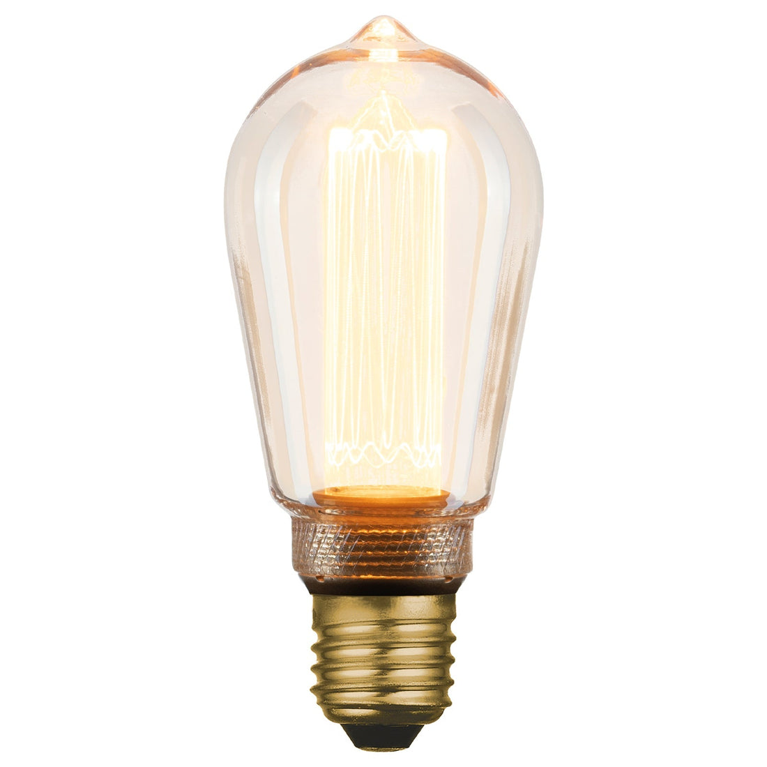 Vintage B22 Decorative Cylinder Globe- 9B22LED26