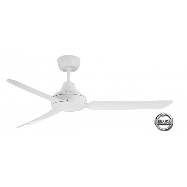 STANZA - 56"/1400mm Glass Fibre Composite 3 Blade Ceiling Fan - White - Indoor/Covered Outdoor - STA1403WH