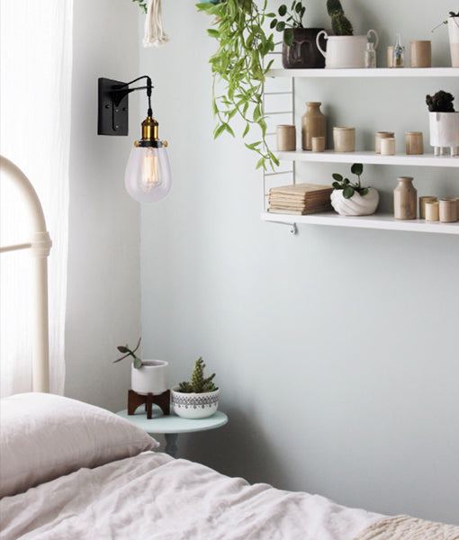 STRUNG Interior Surface Mounted Wall Light Black - STRUNG1