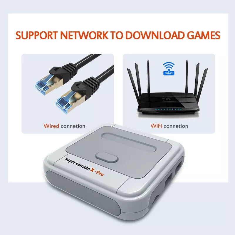 Super Console X PRO 256GB Wireless Controllers Ultimate Home Game Console
