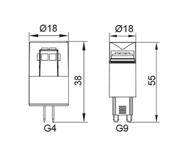 SupValue G4 and G9 Globes (12V) - 162216