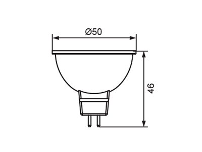 SupValue MR16 12V Globe - 142017A